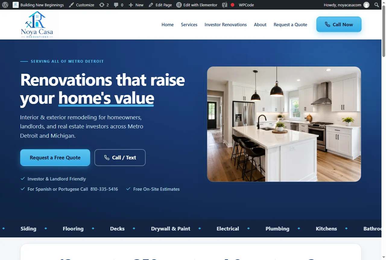 Complete Care Home Care website designed by WebGrowCraft